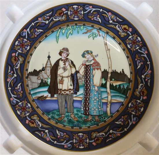 Set Russian Fairytale plates